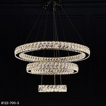 8122/700-3 CH (700*1400 LED 160W*2) (0.08 m3) (12.5кг) (3 ряд)(Диодные) (пульт)